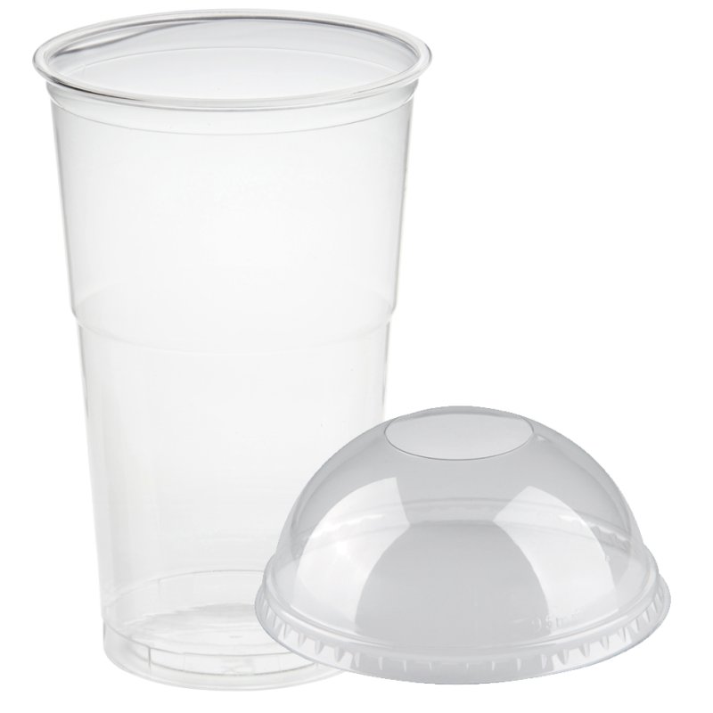 Deksel 'Hurricane', PET, gebogen, diameter 78 mm