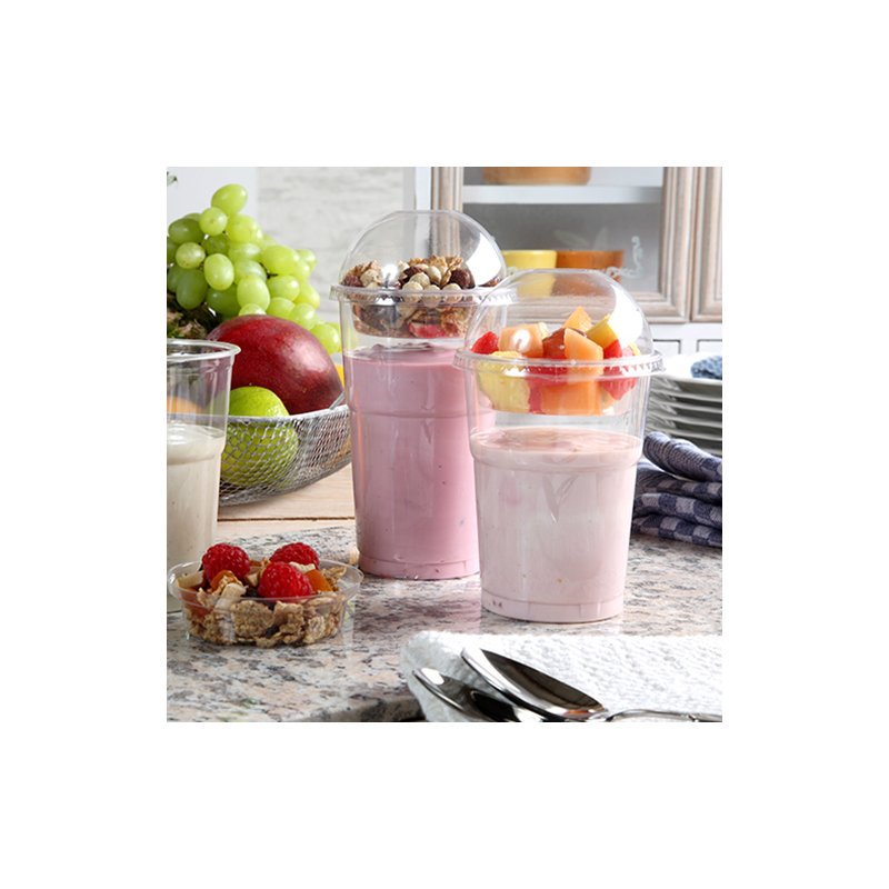 Deksel 'Hurricane', PET, gebogen, diameter 78 mm