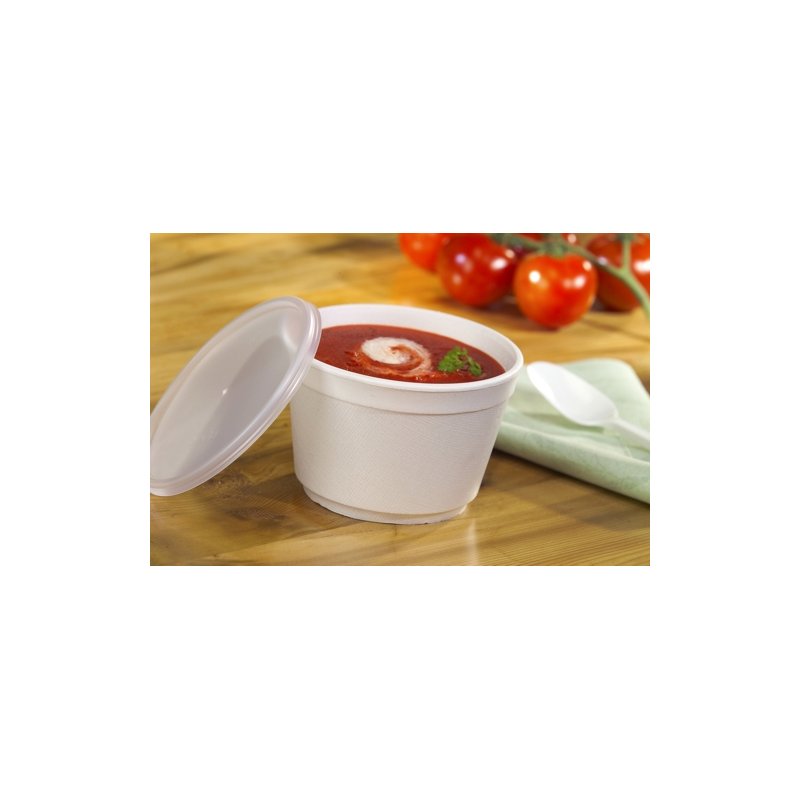 STARPAK Soepbeker 'To Go', karton, wit, 350 ml