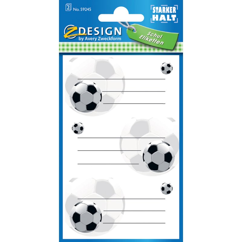 Etiketten voor boeken 'Voetbal'