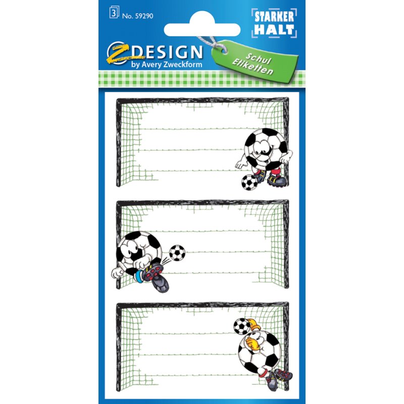 Etiketten voor boeken 'Voetbal'