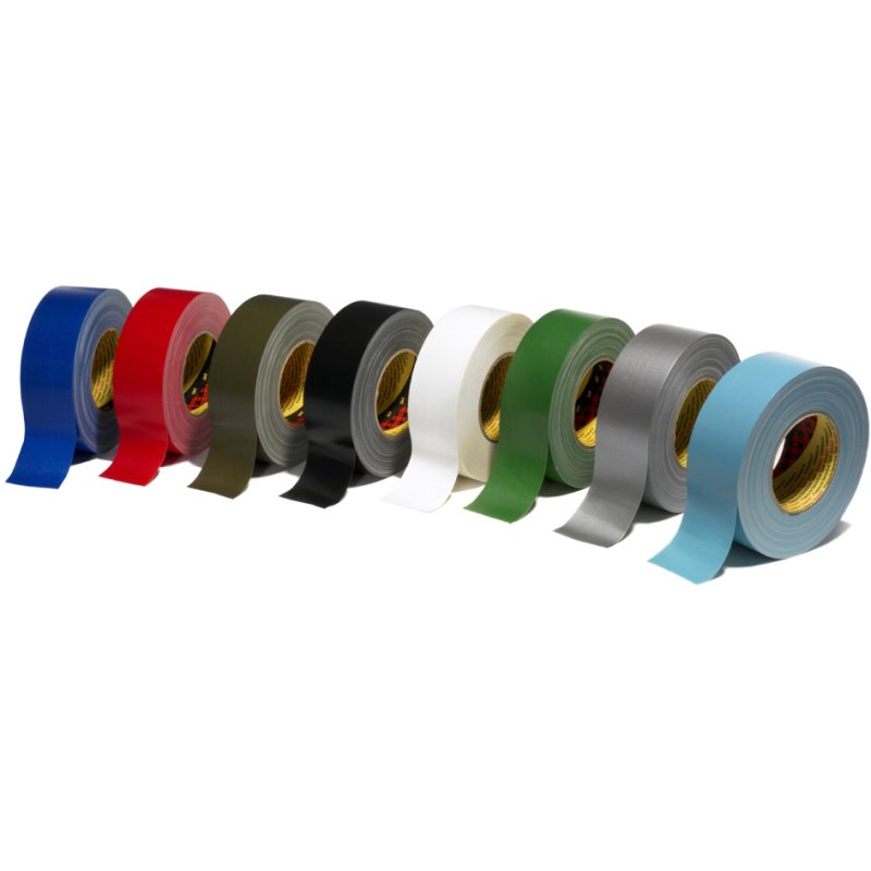 3M - Premium Textieltape - 50 mm x 50 m - Kleur: Olijfgroen