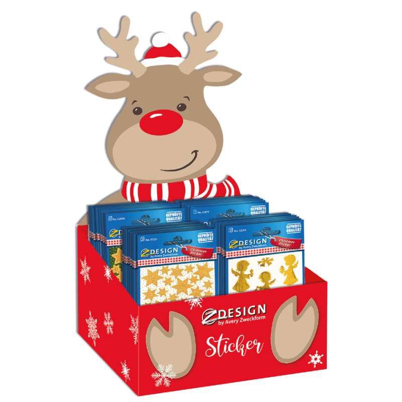 Avery Zelfklevende Design Kerstmis-stickers 'Bestseller'