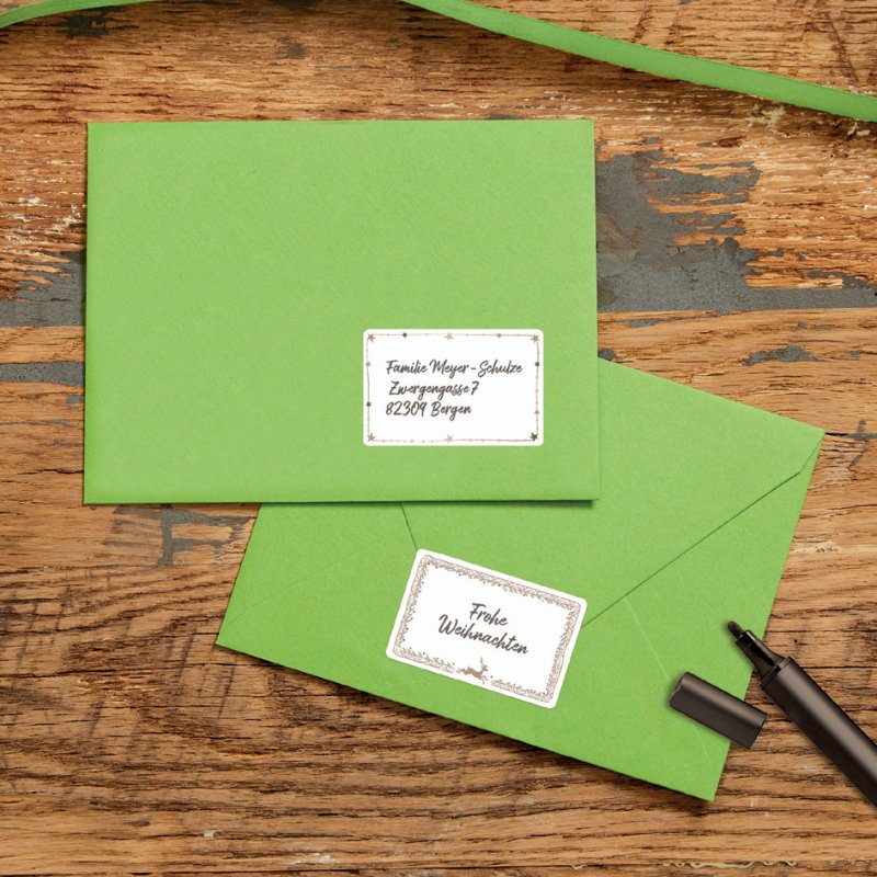 Avery etiketten Kerstmis-stickers 'Sterren'