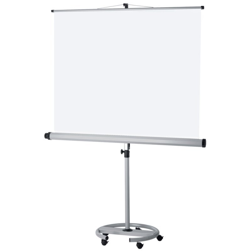 FRANKEN projectiescherm Mobil, 1500 x 1500 mm, statief met wielen