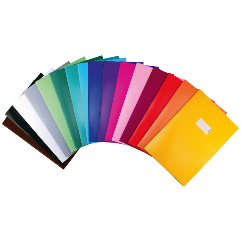 Papieren omslagen voor schriften, DIN A5, roze