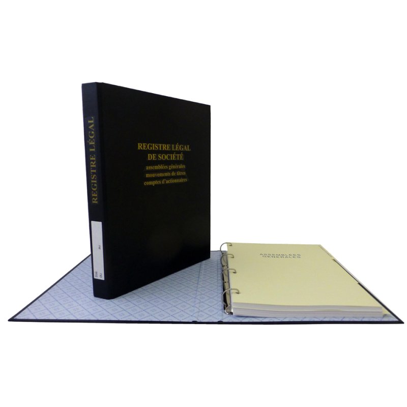 Bindband 'Wettelijk bedrijfsregister', zwart