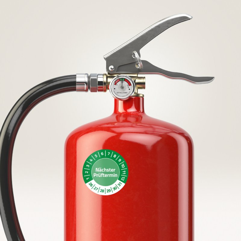 Controlestickers 'Volgende inspectie', 2026-31