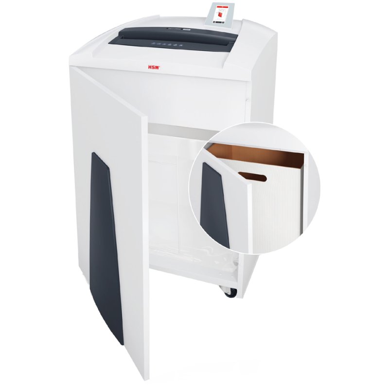HSM papiervernietiger SECURIO P44i, P-4 beveiliging, 43-45 vel, 205 liter opvangvolume