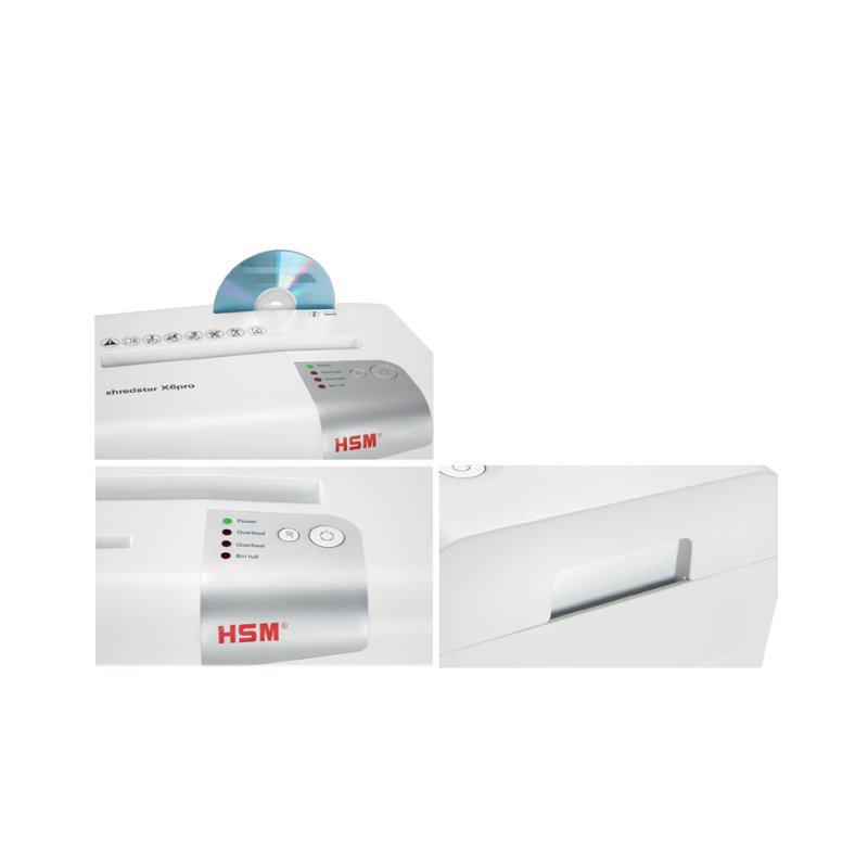 HSM shredstar X6pro papiervernietiger, deeltjessnit 2x15mm