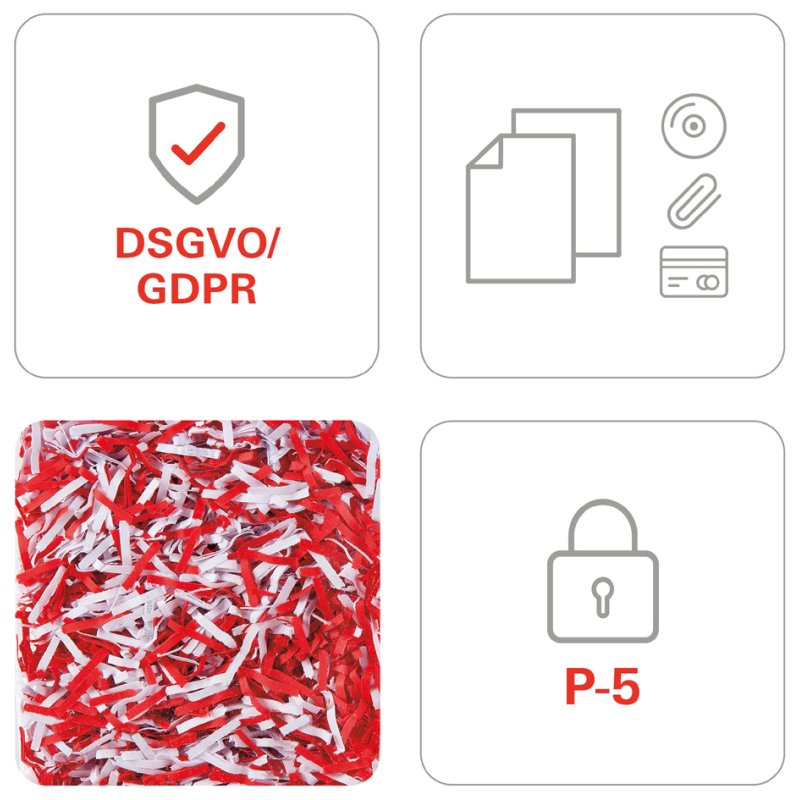 HSM shredstar X6pro papiervernietiger, deeltjessnit 2x15mm