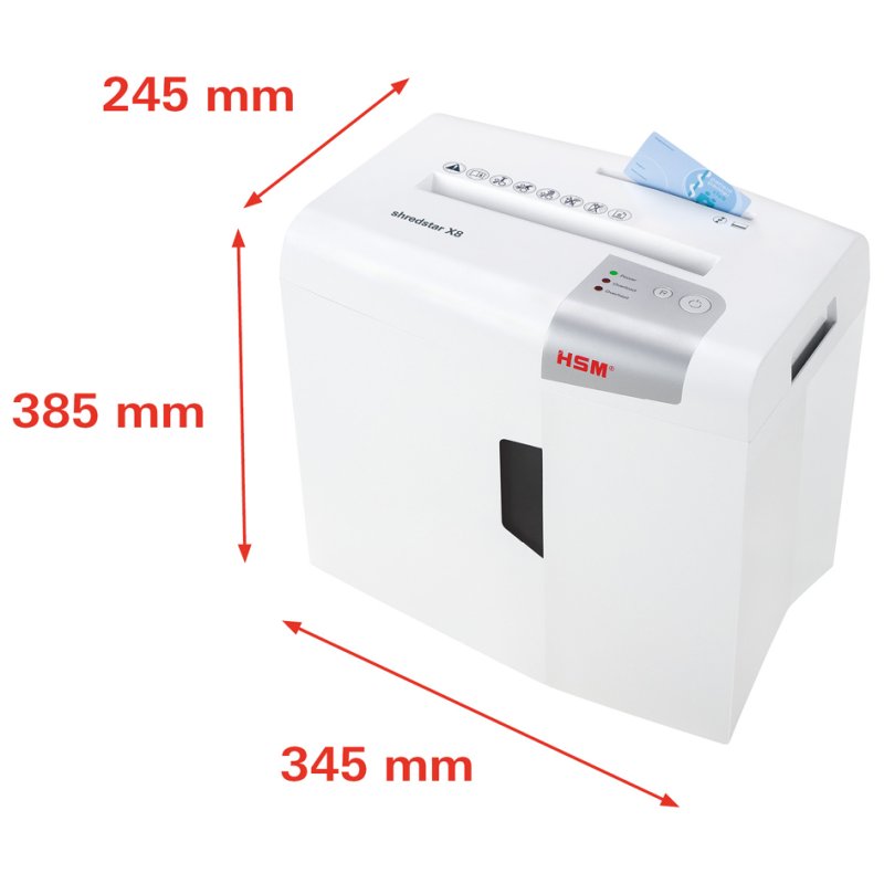 HSM papiervernietiger shredstar X8, deeltjessnit 4,5x30mm