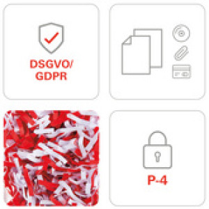 HSM papiervernietiger shredstar X10, snippers 4,5x30mm