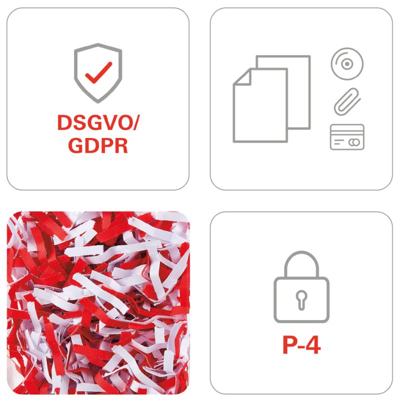 HSM papiervernietiger shredstar X10, snippers 4,5x30mm