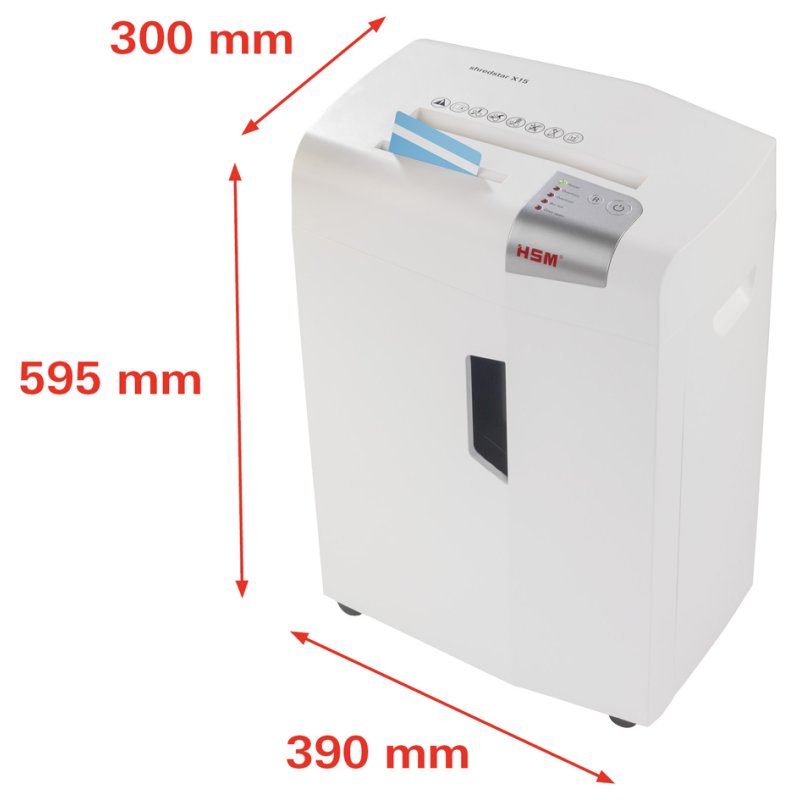 HSM papiervernietiger shredstar X15, snijdt 4x37 mm