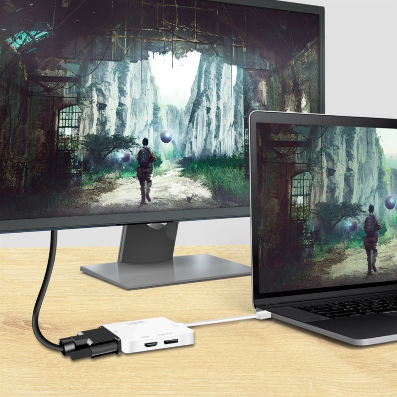 LogiLink adapter Mini DisplayPort naar DVI en HDMI