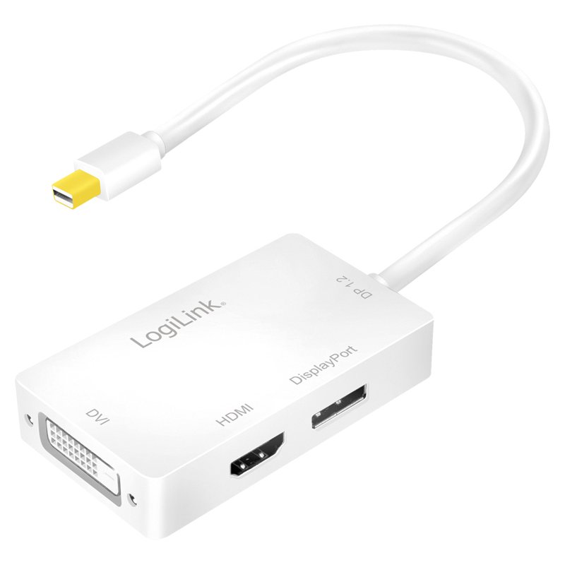 LogiLink adapter Mini DisplayPort naar DVI en HDMI