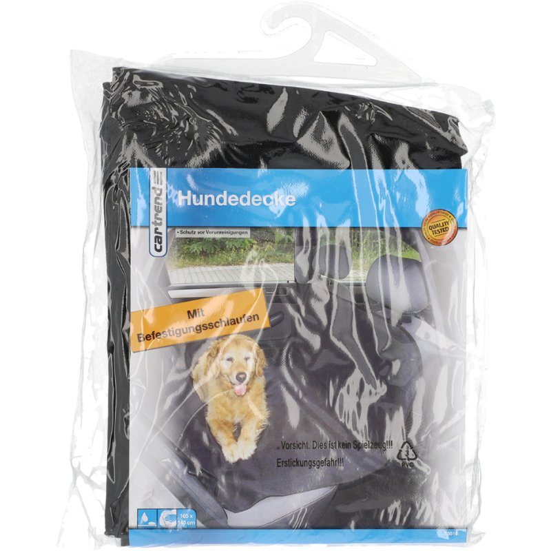 Autoproduct hondenmat, zwart