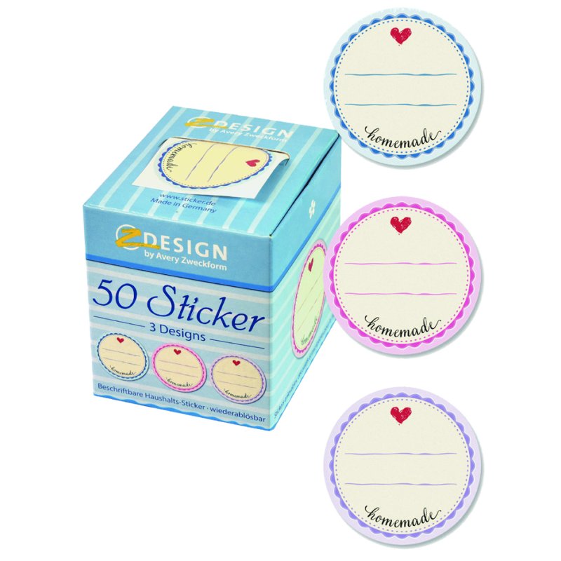 Zelfklevende stickerrollen 'Zelfgemaakt'