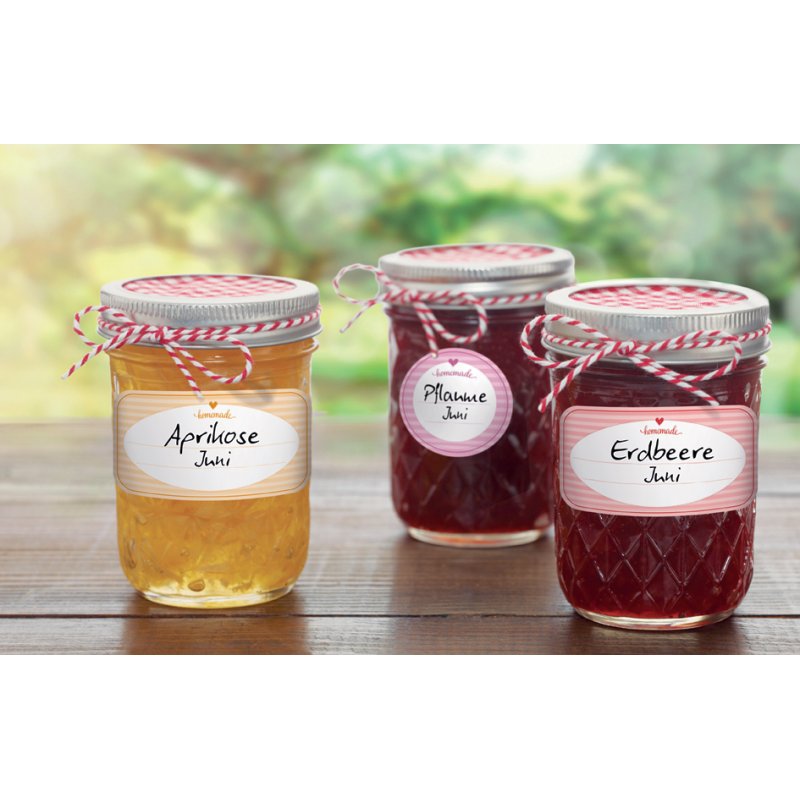 Zelfklevende stickerrollen 'Zelfgemaakt'