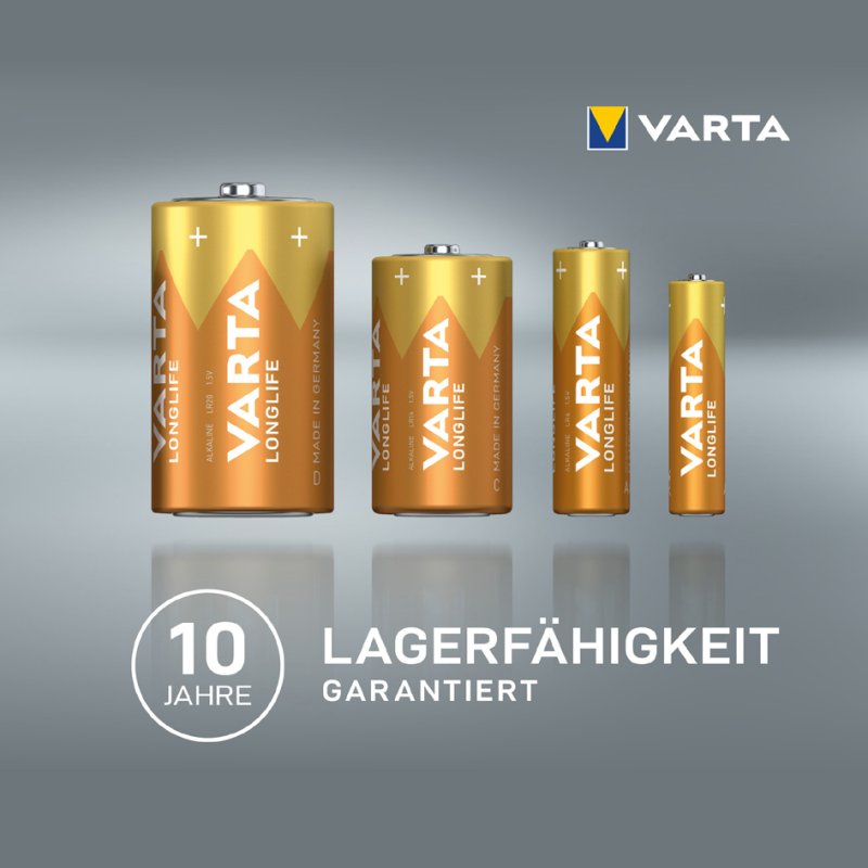 VARTA Alkaline batterijen AAA longlife micro 1,5V