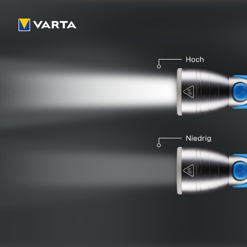 VARTA LED zaklamp Outdoor Sports F30 met 3 C batterijen