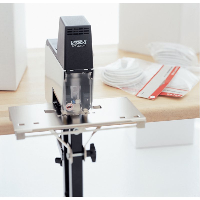 Rapid elektrische nietmachine 106E zwart/wit