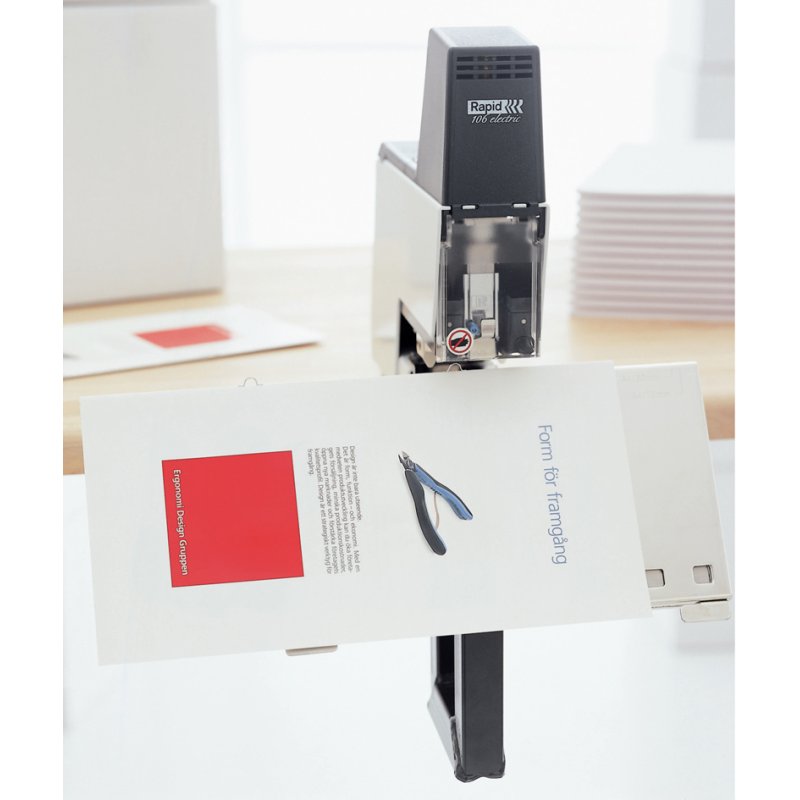 Rapid elektrische nietmachine 106E zwart/wit