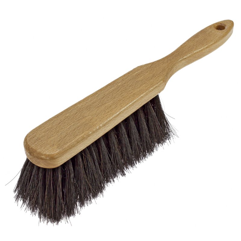 Peggy Perfect handveger met houten steel en haarmengsel