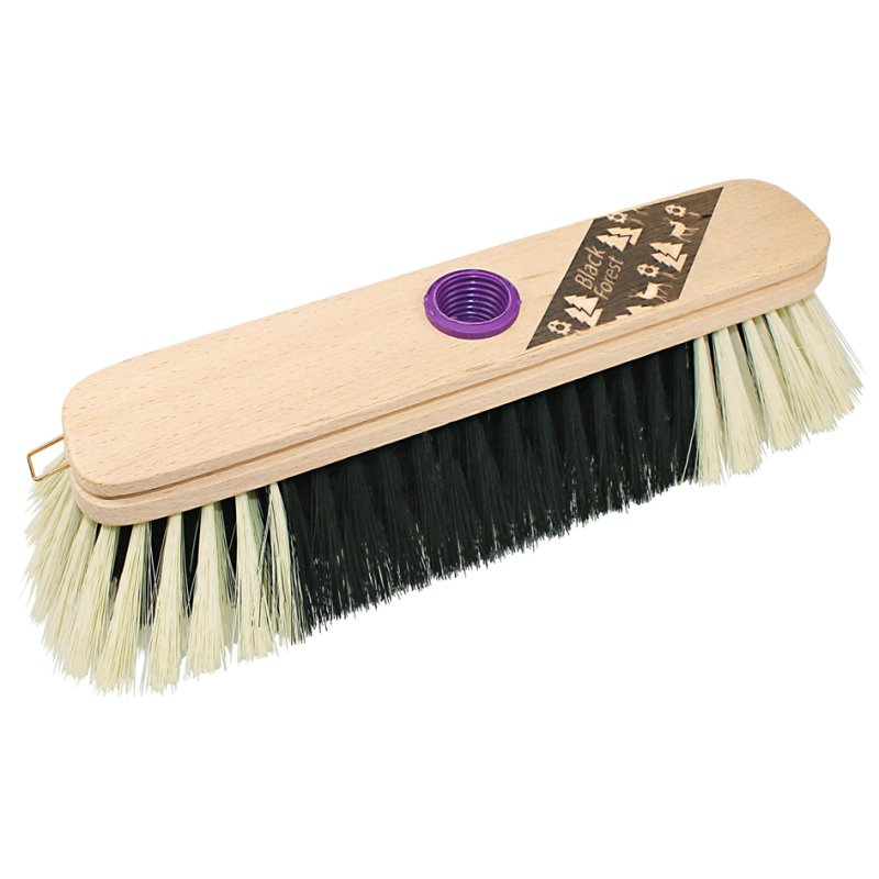 Peggy Perfect bezem Black Forest met kunstharen en schroefsysteem