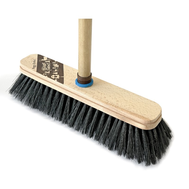 Peggy Perfect bezem met metalen steel en kunsthaar