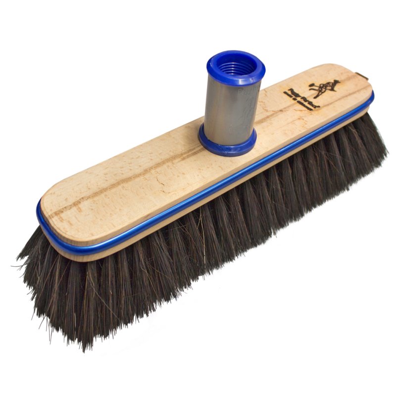 Peggy Perfect bezem Harmony met houten steel en haarmengsel