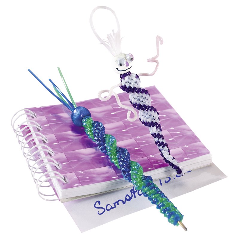 Gekleurde vlecht-/wafelkoord, 1,8 mm x 1 m