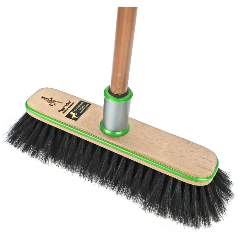 Peggy Perfect bezem Greenline met steel, haarmengsel
