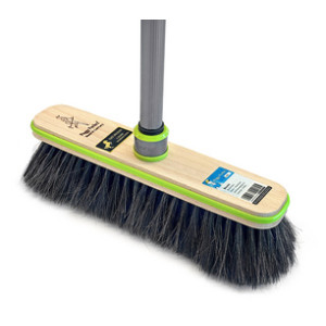 Peggy Perfect bezem Greenline met steel, haarmengsel