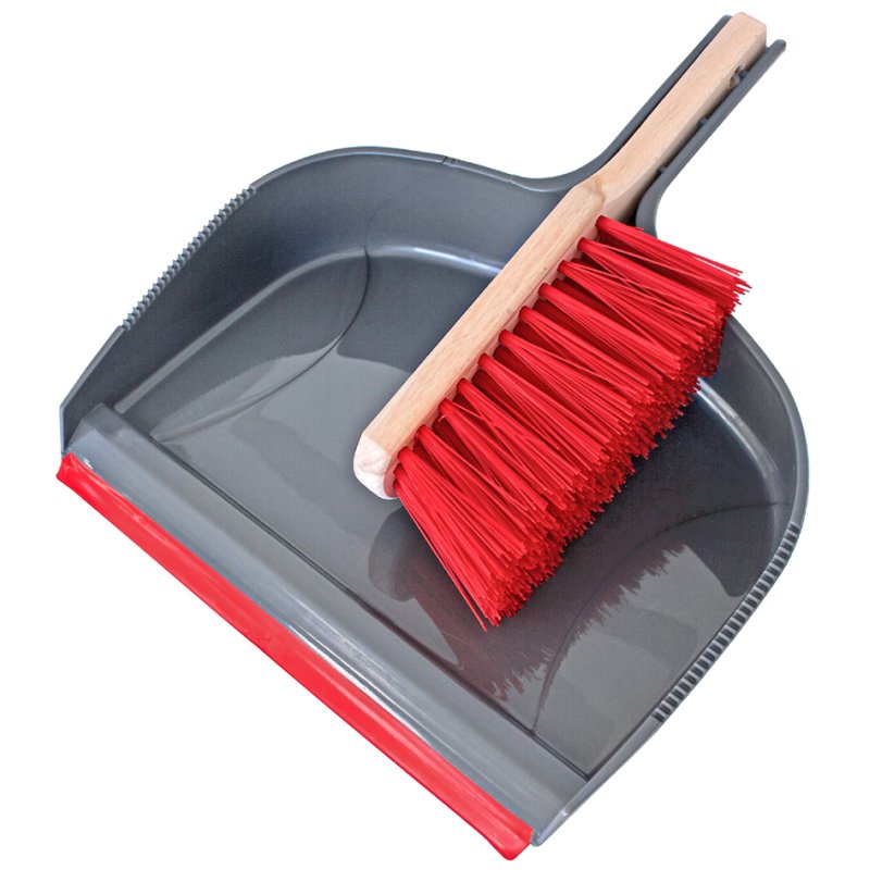 Peggy Perfect bouwplaats veegset grijs/rood