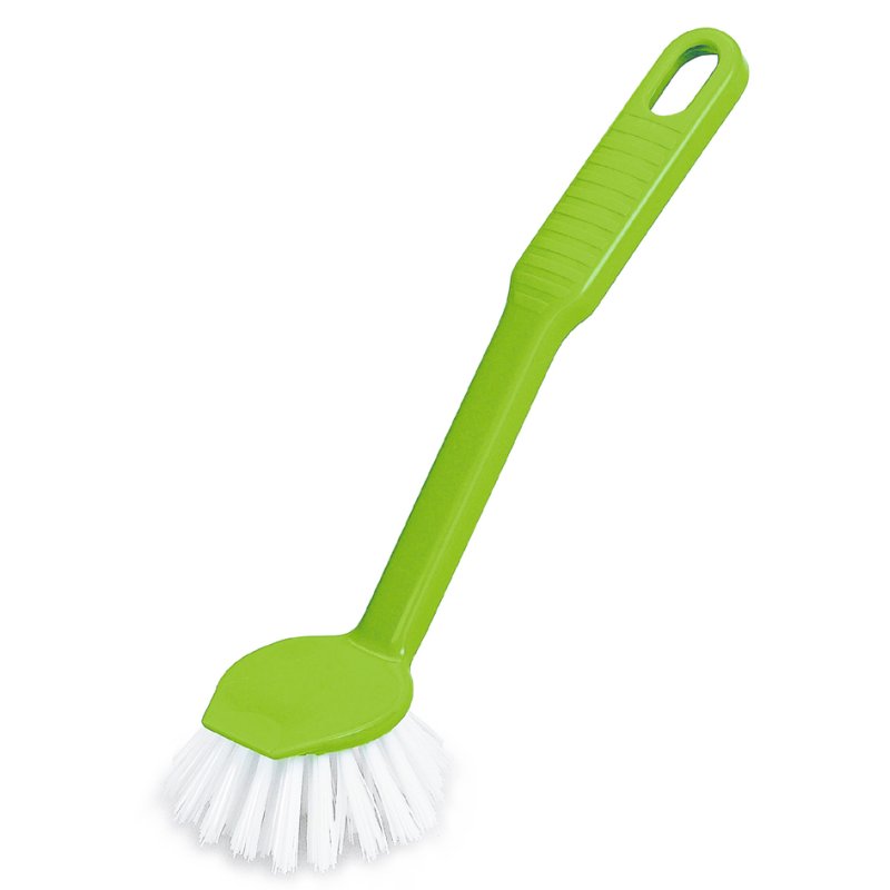 Peggy Perfect afwasborstel kunststof rond 220mm met schraper