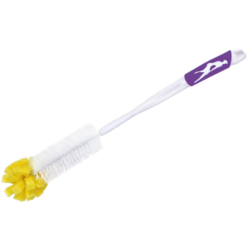 Peggy Perfect flessenborstel met spons, zachte grip