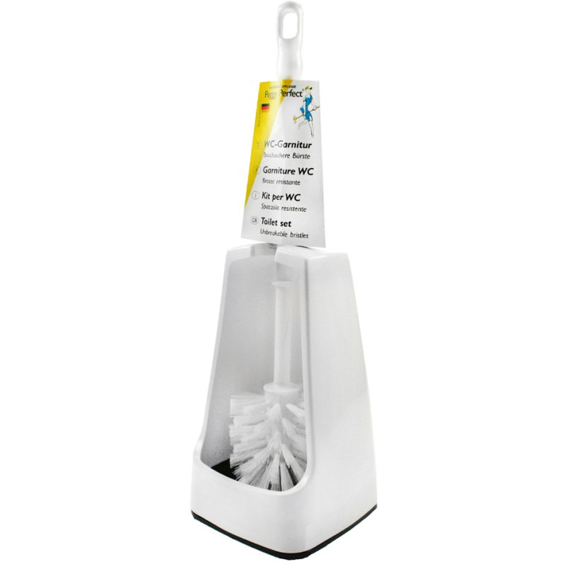 Peggy Perfect toiletborstel set, standaard, wit