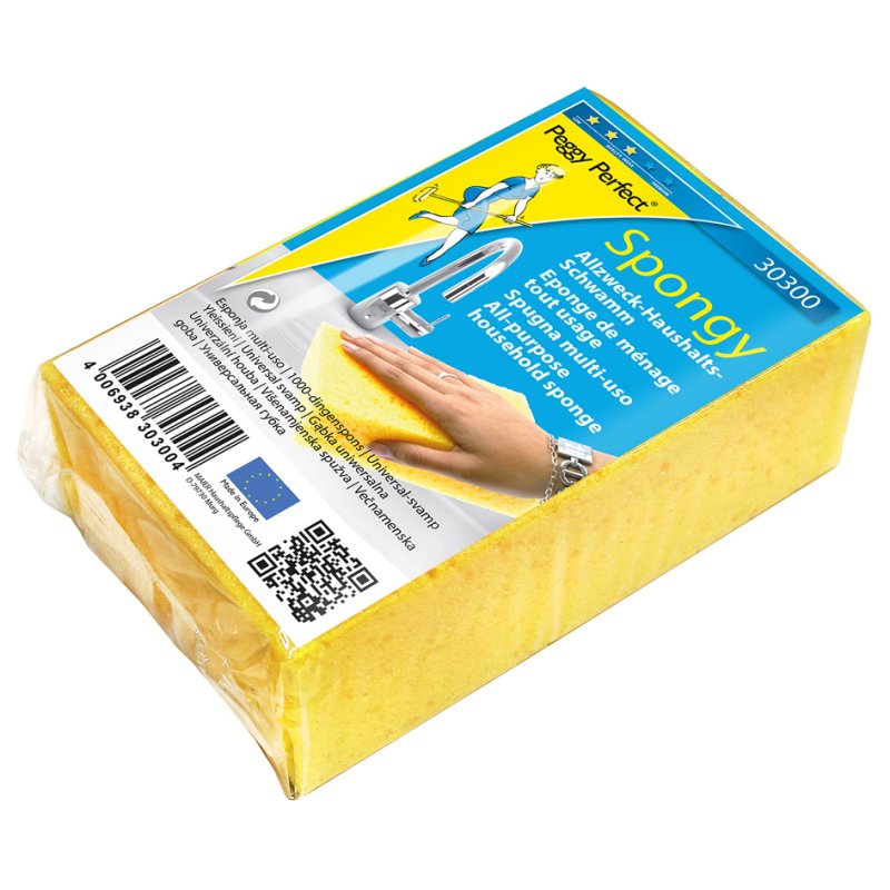 Peggy Perfect huishoudspons Spongy geel