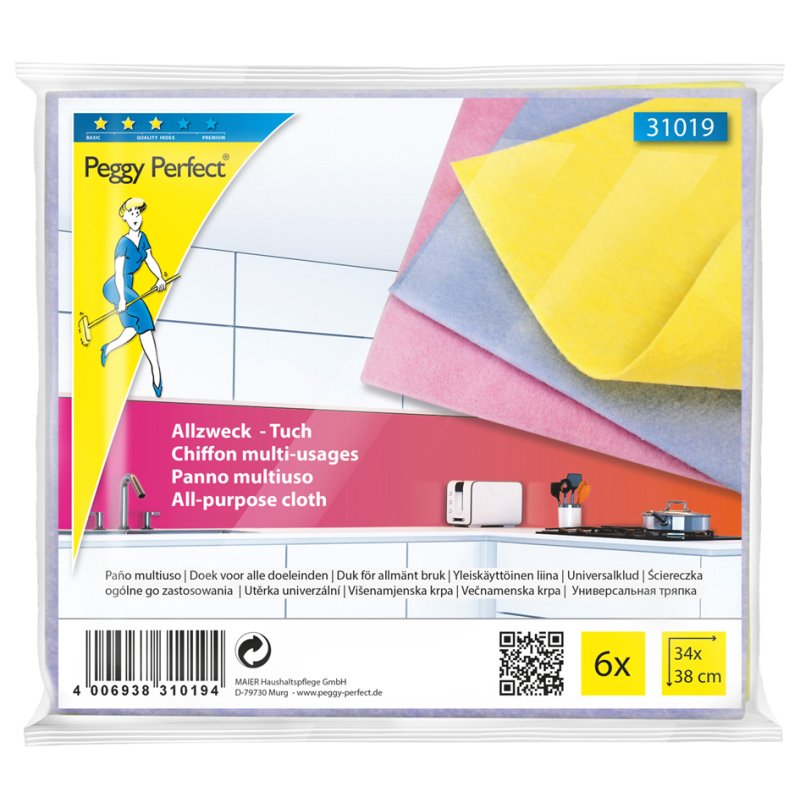 Peggy Perfect vlies allesreinigers, 10 stuks