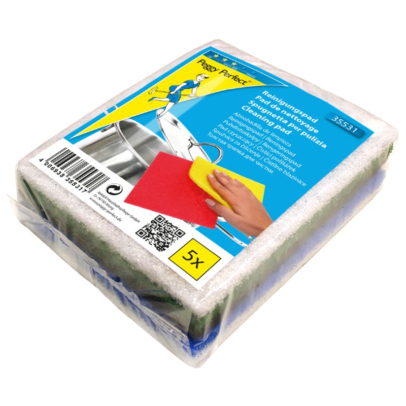 Peggy Perfect reinigingspads, 5 stuks