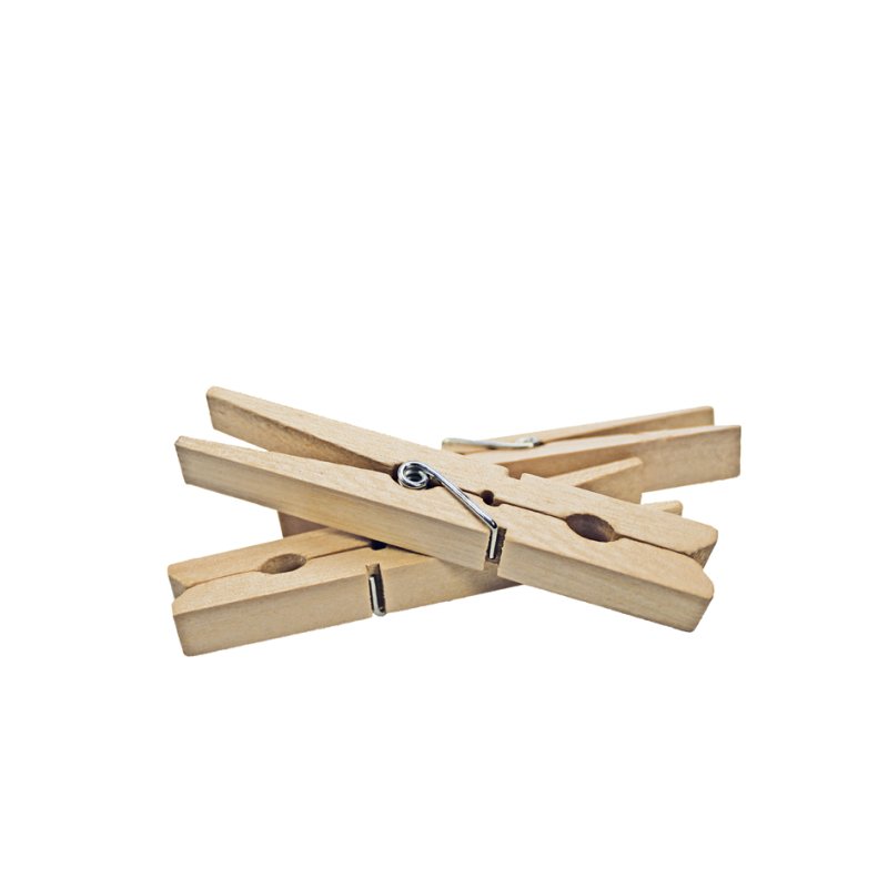 Houten wasknijpers van 100 mm, Peggy Perfect