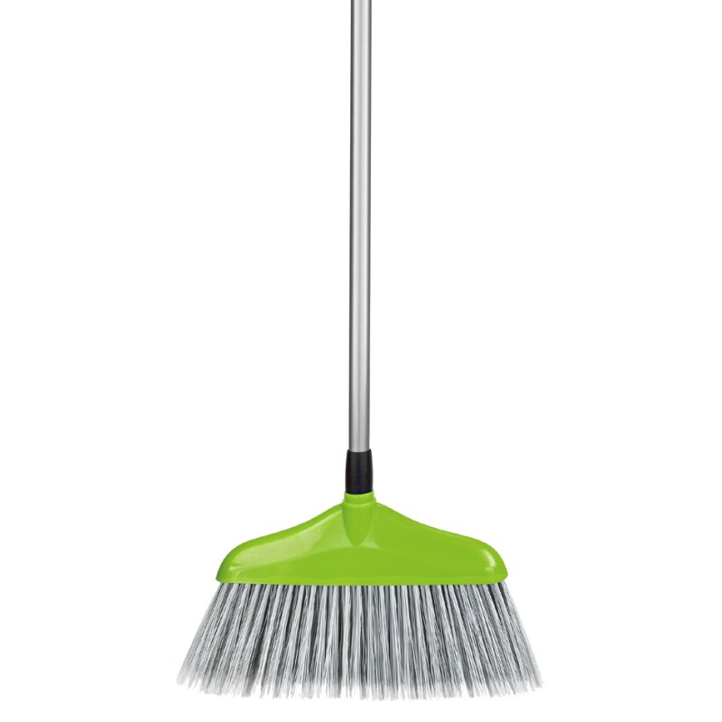 Peggy Perfect bezem met telescoopsteel, kunststof borstels, 88-140 cm