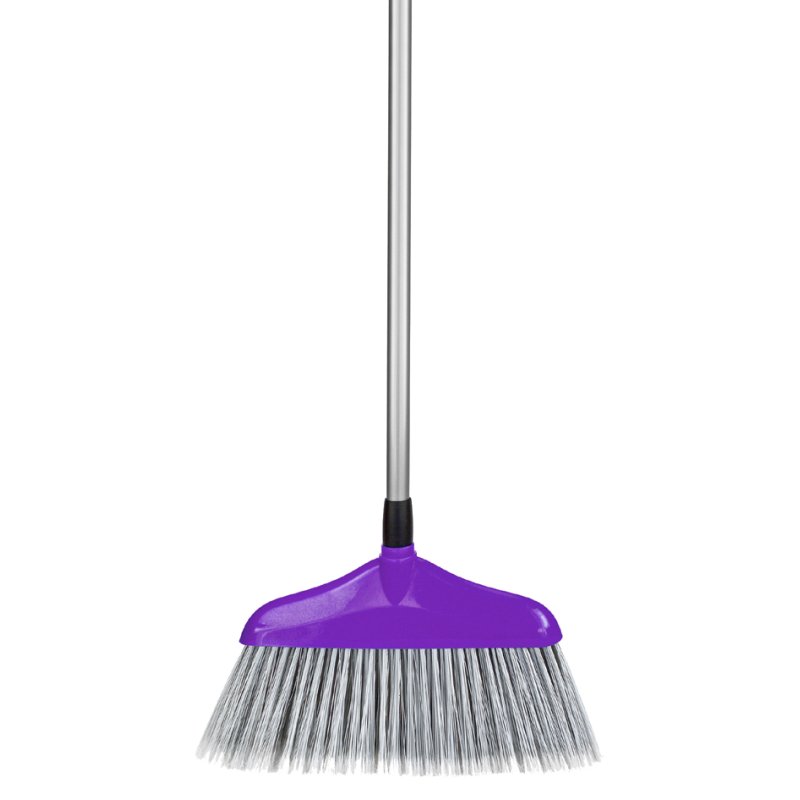 Peggy Perfect bezem met telescoopsteel, kunststof borstels, 88-140 cm