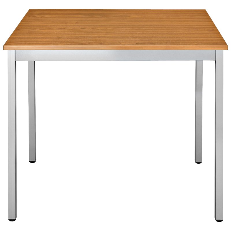 SODEMATUB bijzettafel 147TMA, trapeziumvorm, kersenhout/aluminium