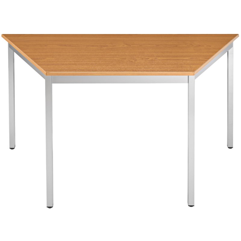 SODEMATUB bijzettafel 147TMA, trapeziumvorm, kersenhout/aluminium