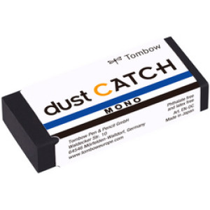 Tombow kunststof gum MONO dust CATCH zwart
