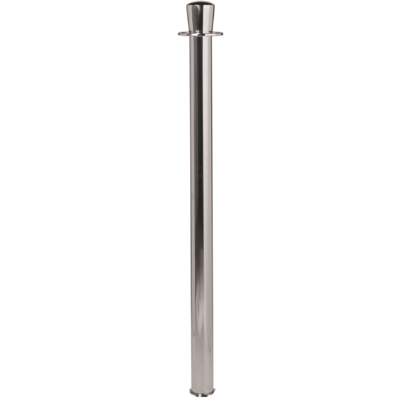 Securit afzetpaal systeem Classic met touw rood chroom 150cm