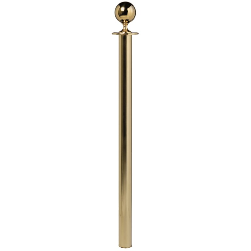 Securit afzetpaal systeem Classic met koord rood/goud 1,5m